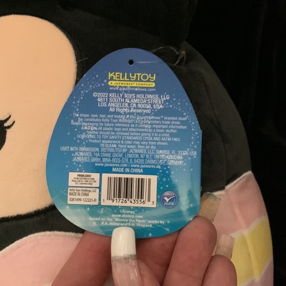 Disney Squishmallow Minnie Mouse Easter 10” Rare Limited Edition New with Tags - Picture 7 of 7